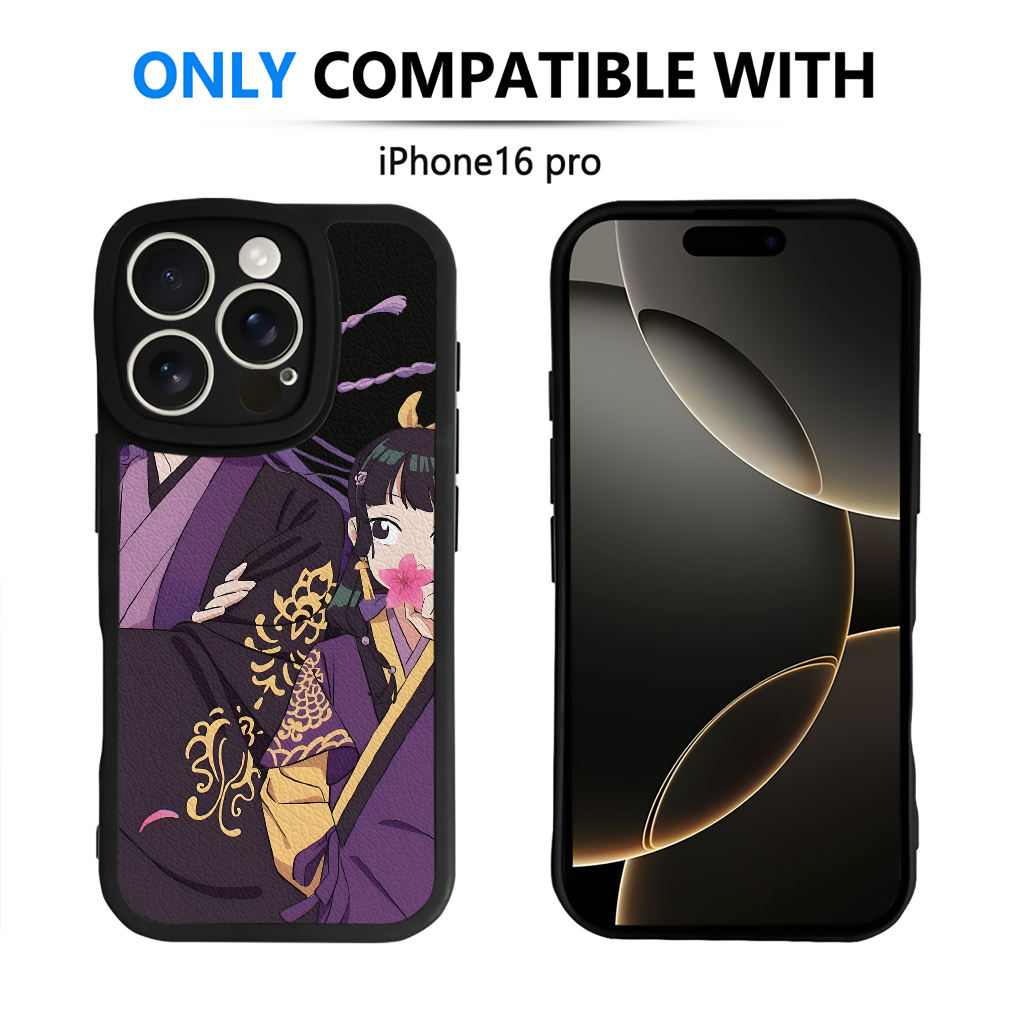 （画像用） 薬屋のひとりごと The Apothecary Diaries 【iPhone 16シリーズ対応】シリコンスマホケース（レザー調） 材質：シリコン